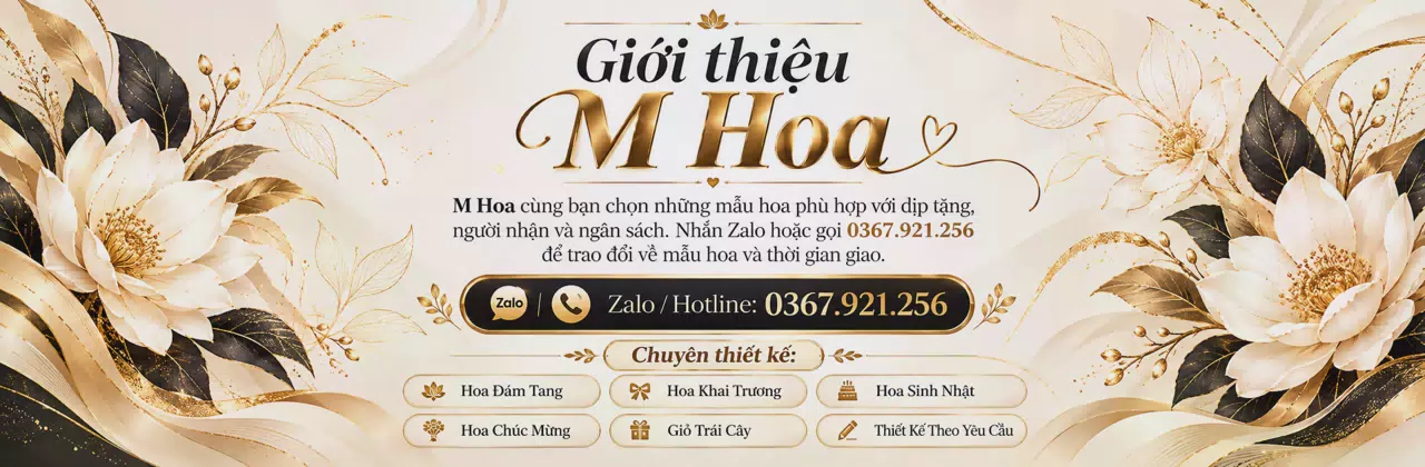 Ảnh bìa Shop hoa tươi Đà Nẵng - Tư vấn mẫu hoa hợp ngân sách